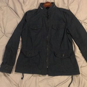 Navy blue cargo jacket